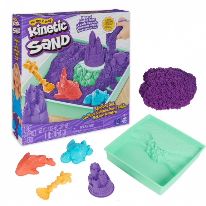 Kinetisk sand sandkasse lilla