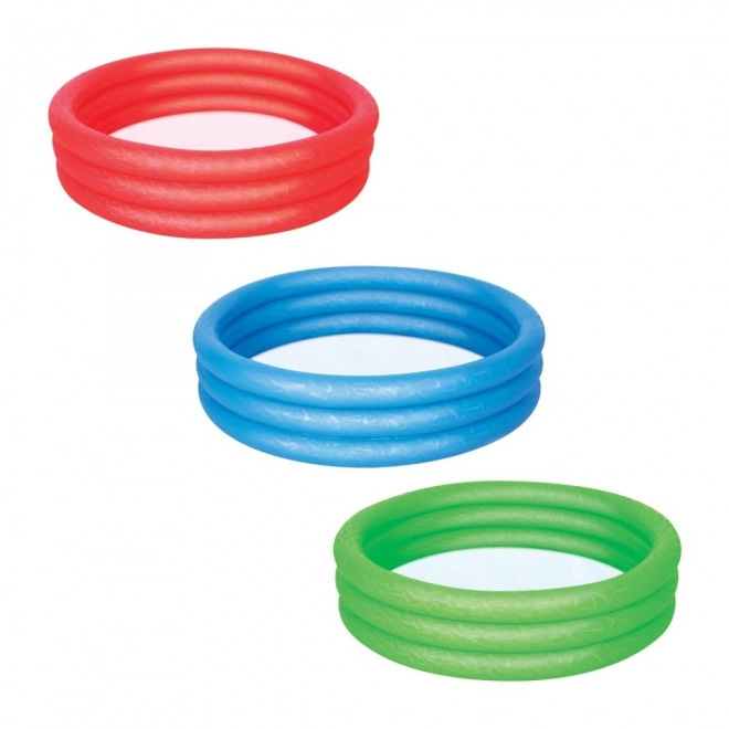 Børne-oppustelig pool rød 102x25cm BESTWAY + reparationsplaster