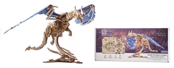 3D puslespil Vichřice Drage