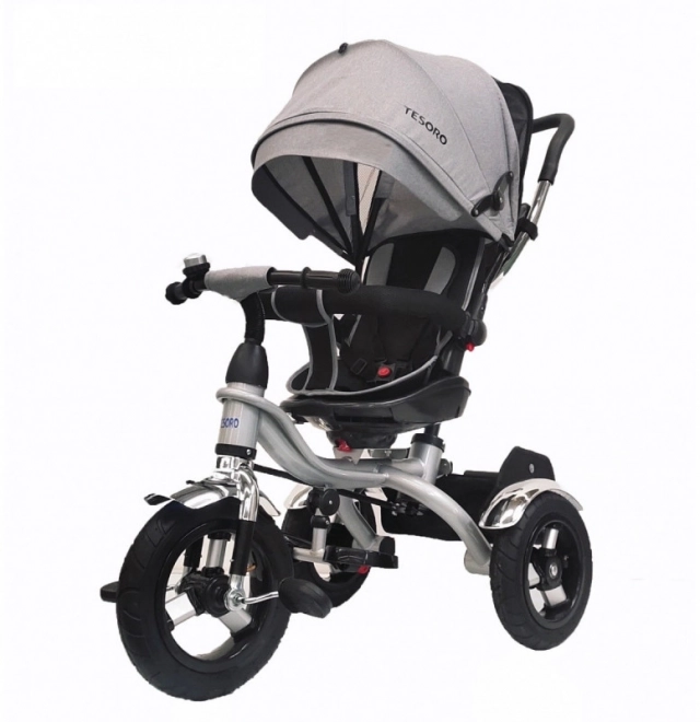 BT-12 trehjulet cykel Grå ramme-grå