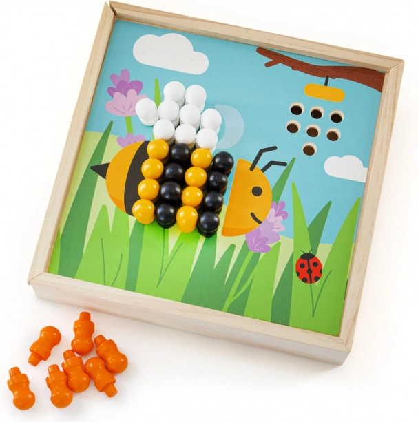 Bigjigs Toys træmosaik Have