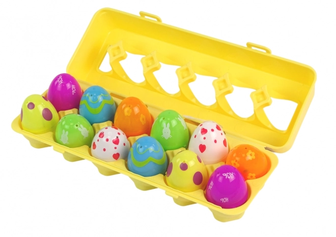 Sæt med 12 squishy påskeæg