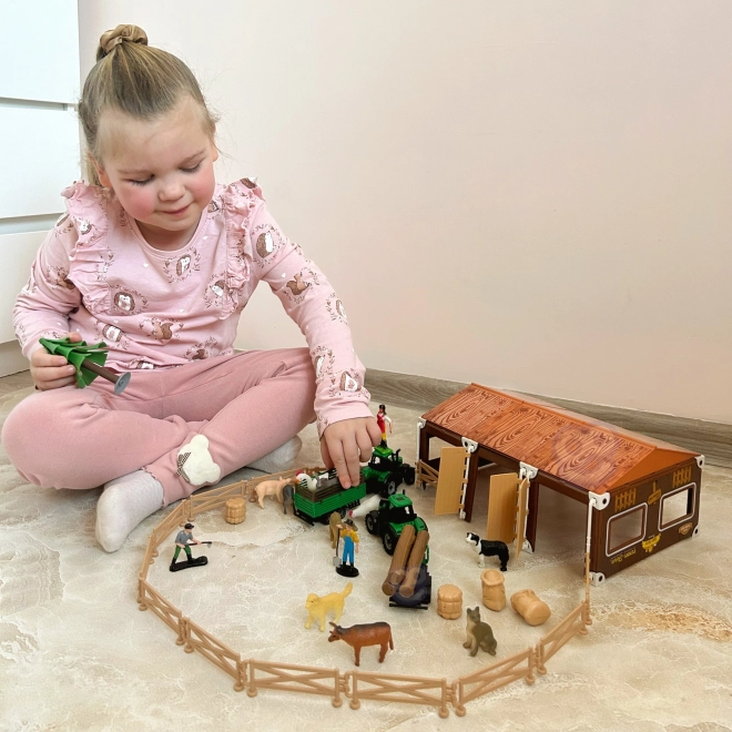 Lille bonde XL figurer gård