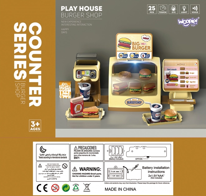 Børns mini burger butik Woopie