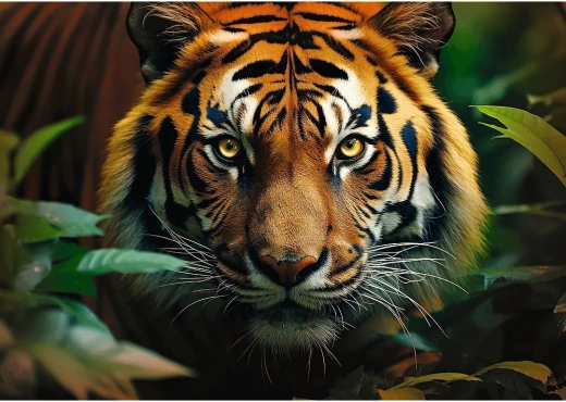 Majestætisk tigermotiv