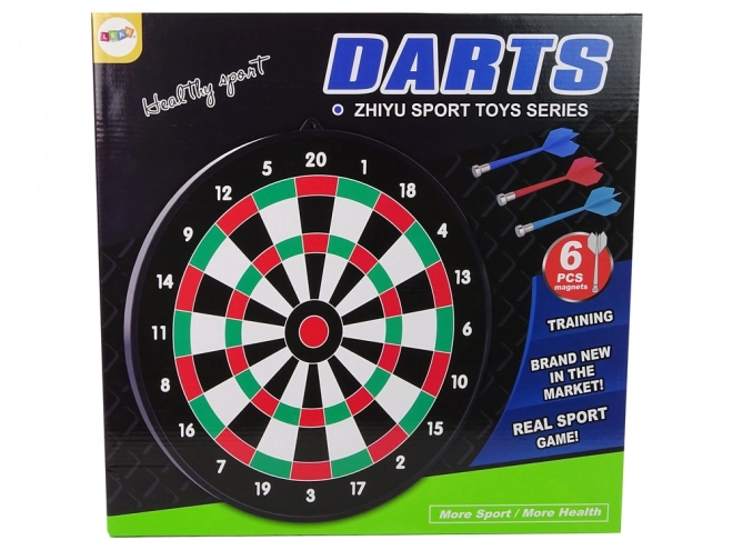 Dartpil med magnetiske dartpile 6 stykker