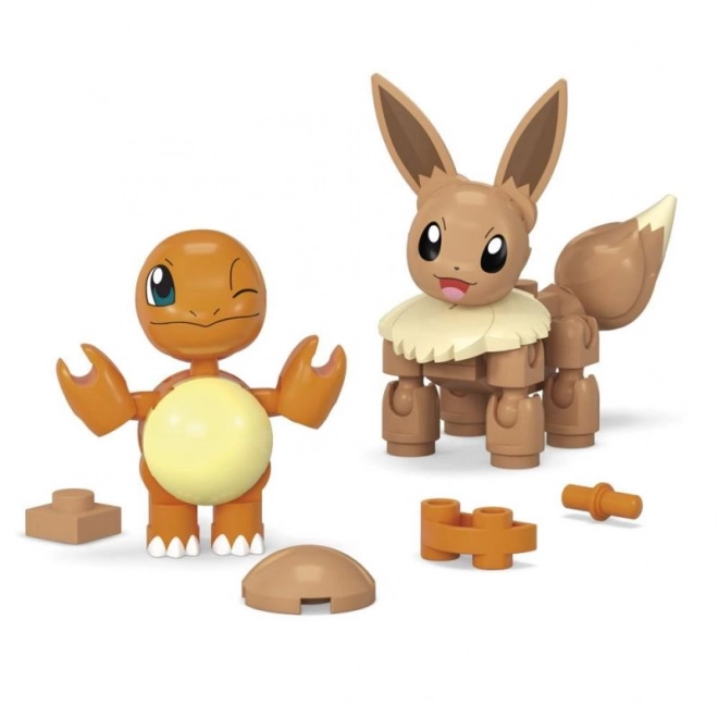 Konstruktionssæt Pokémon Poké Ball Charmander og Eevee