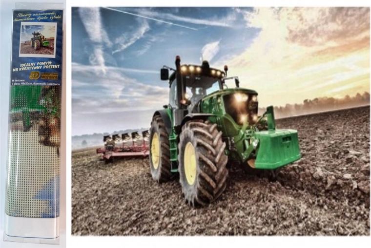 NORIMPEX diamantmaling – traktor 30 × 40 cm