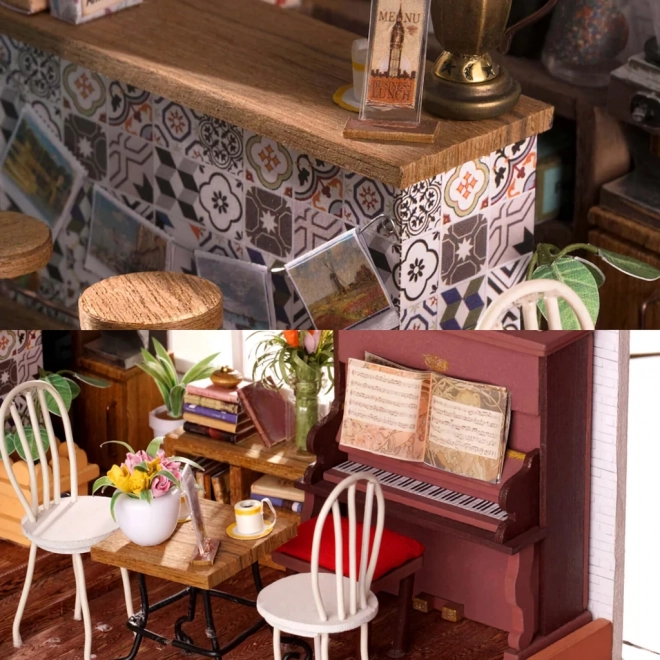 Simons Café - DIY Miniature café i dukkehus