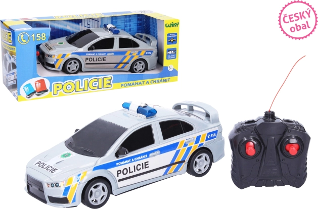 RC politibil CZ med fjernbetjening 23 cm