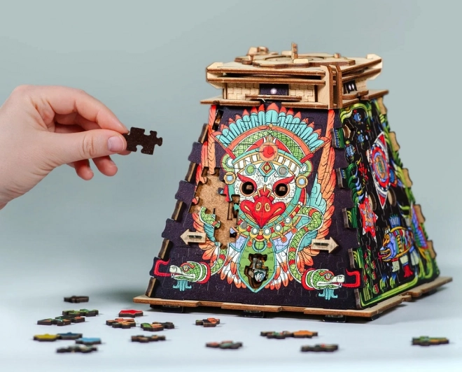 Træpuslespil Solens Pyramide