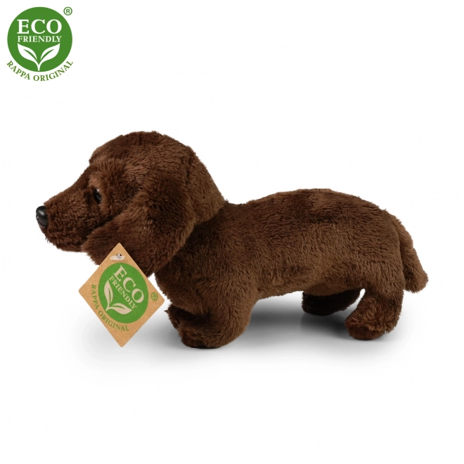 Plys hund gravhund stående 2dr. 19 cm MILJØVENLIG