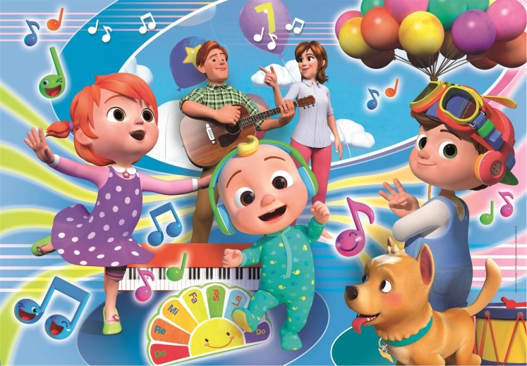 Puslespil CLEMENTONI CoComelon Musik MAXI 24 brikker