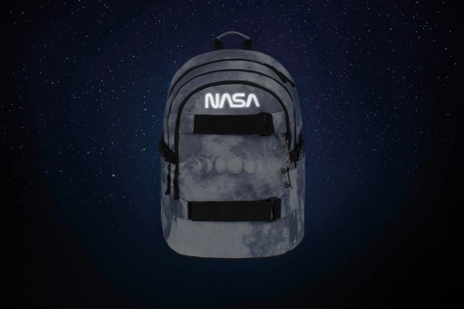 BAAGL Skole rygsæk Skate NASA Grå