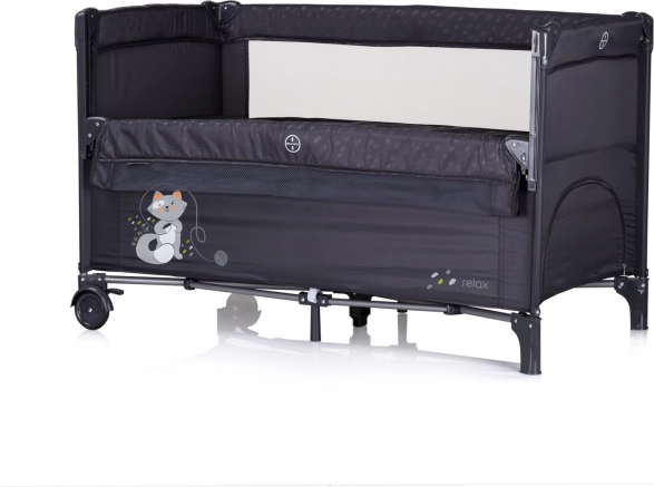 Chipolino rejseseng til børn Relax Anthracite