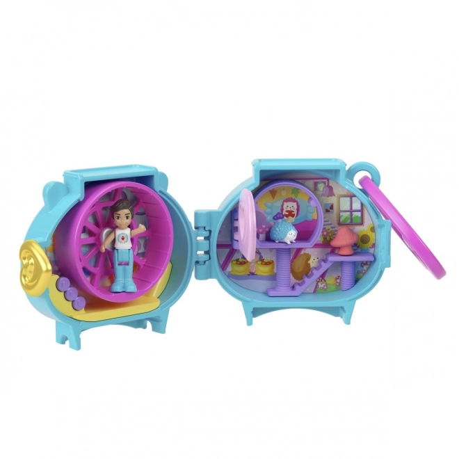 Sæt af Polly Pocket Pindsvin figurer