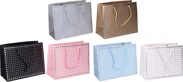 Gavepose 32 × 26 × 10 cm, helårs, 6 farver
