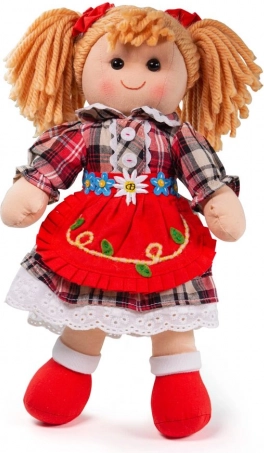 Stofdukke Bigjigs Toys Mandie 34 cm