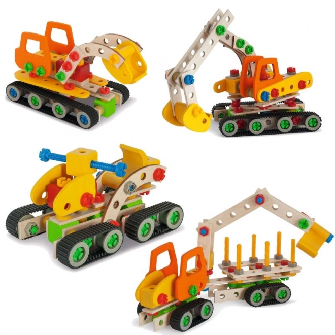 Byggesæt Constructor 4 Gravko - 170 dele