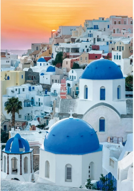 CLEMENTONI Puslespil Santorini 1000 brikker