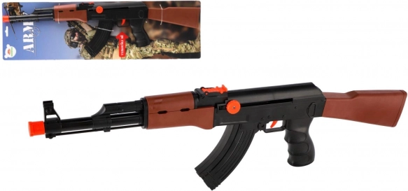 Plastmaskingevær ARMY 52 cm med optræk