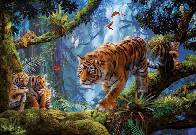 EDUCA Puzzle Tigre i træet 1000 brikker