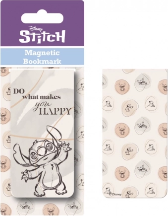 magnetisk bogmærke Lilo & Stitch Happy