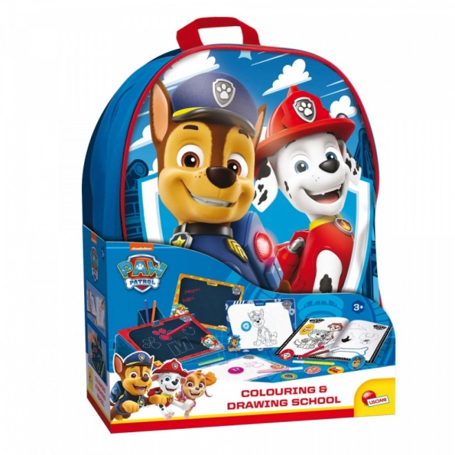 Tegneskole med rygsæk Paw Patrol