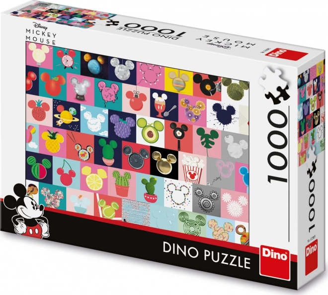 Puslespil 1000 brikker Mickey Mouse