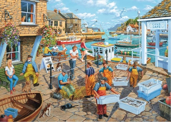 Ravensburger puslespil Fiskerens liv 1000 brikker