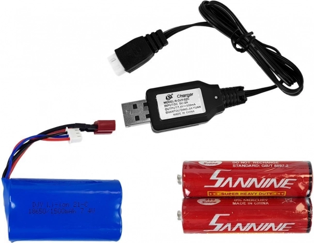 Kraftigt genopladeligt batteri