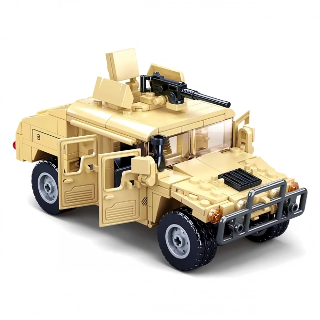 Sluban Army Model Bricks M38-B0837 Hummer kamp off-road
