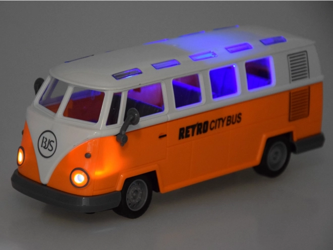 Retro fjernstyret bus