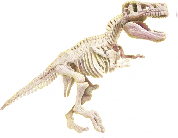 Lysende T‑Rex‑skelet