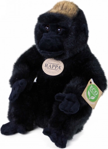 Plys gorilla siddende 23 cm miljøvenlig