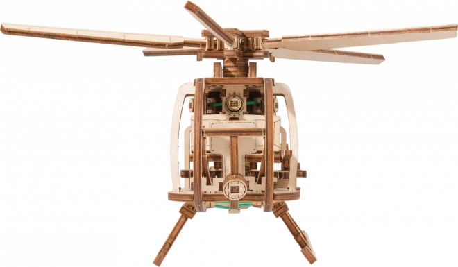 Træ 3D puslespil helikopter