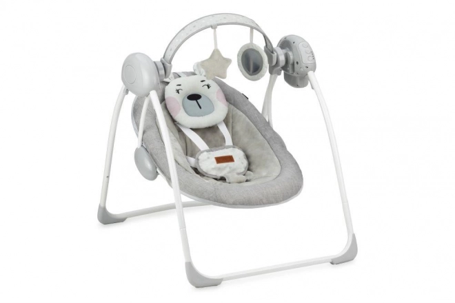 Vippestol med melodier MoMi LISS bjørn pink