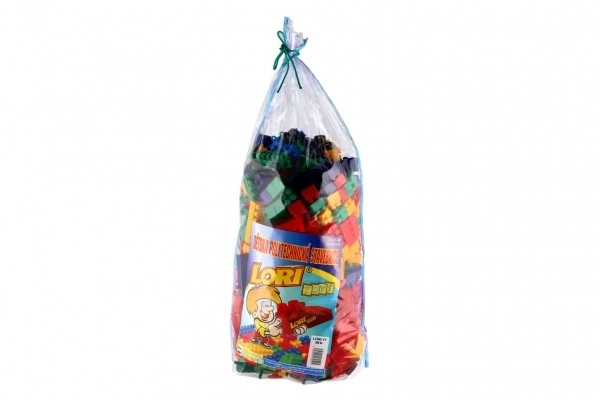 Byggesæt LORI 500 pakke til børnehaver plast 500 stk i pose 30x70x20cm
