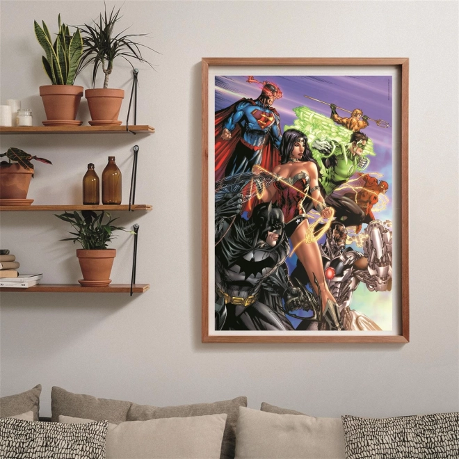 Puslespil 1000 brikker Compact DC Comics Justice League