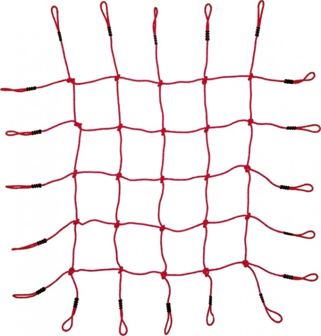 Small Foot klatre net rød - 170 x 170 cm