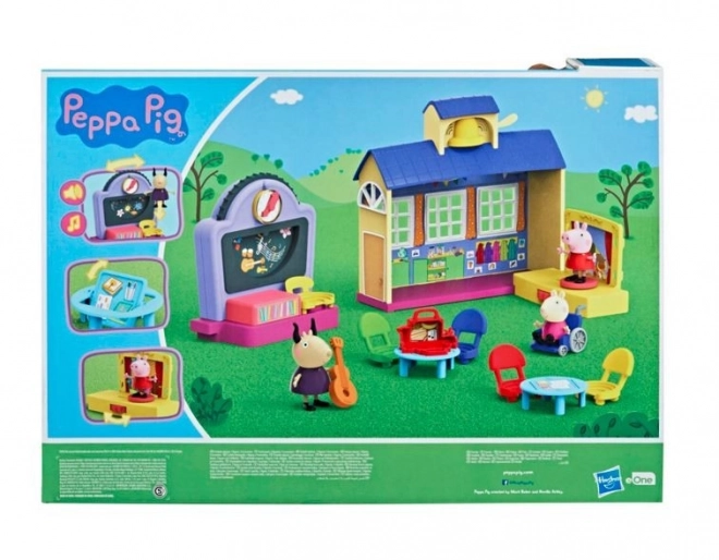 Legetøjsæt Peppa Gris Skolelegeplads