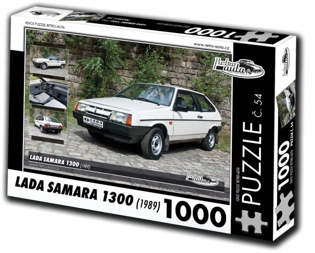 Puslespil RETRO-AUTA: Lada Samara 1300 fra 1989 - 1000 brikker