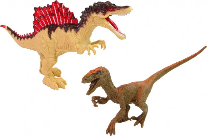 Realistiske figurer: Spinosaurus og Compsognathus