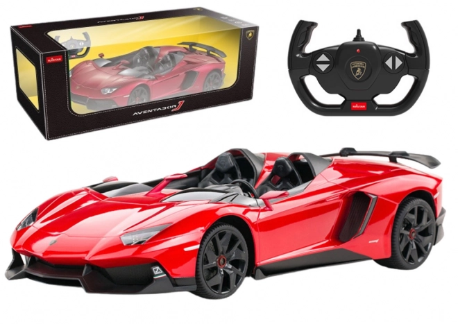 Rastar 1:12 Lamborghini Aventador Rød Cabriolet RC Bil
