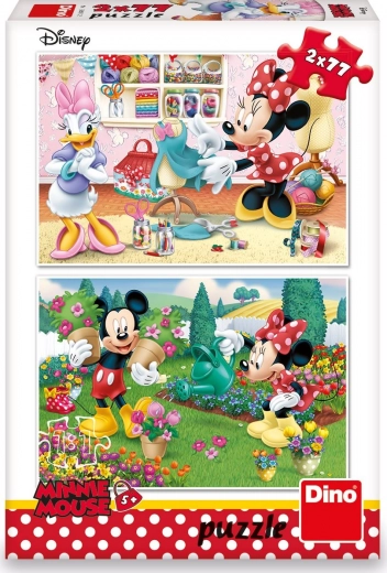 Puslespil DISNEY Minnie Mouse – 2×77 brikker