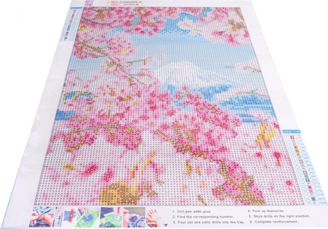 Sæt til diamantmaling - sakura
