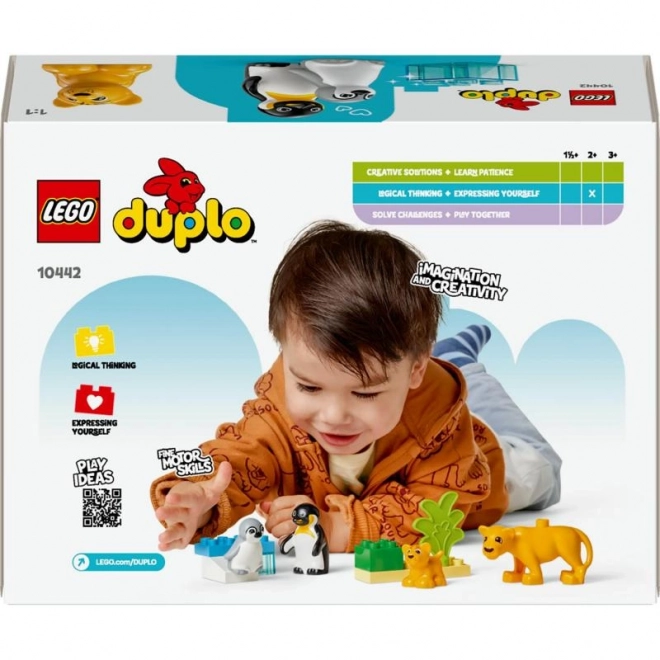 Lego Duplo Vilde dyrs familier: Pingviner og løver