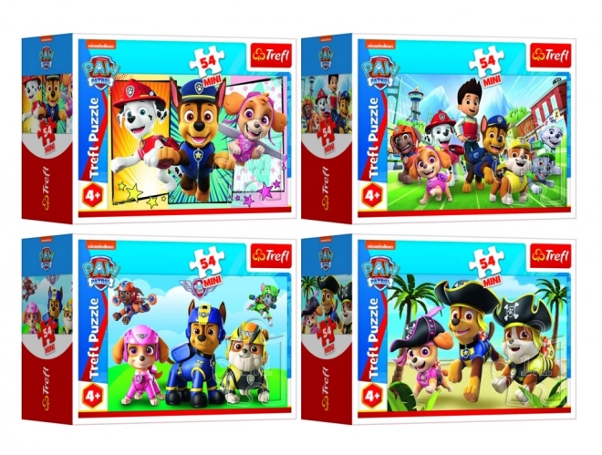 Minipuslespil Paw Patrol 54 brikker