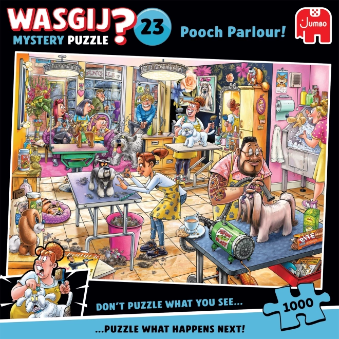 Puzzle Wasgij Mystery 23: Hundesalon 1000 brikker
