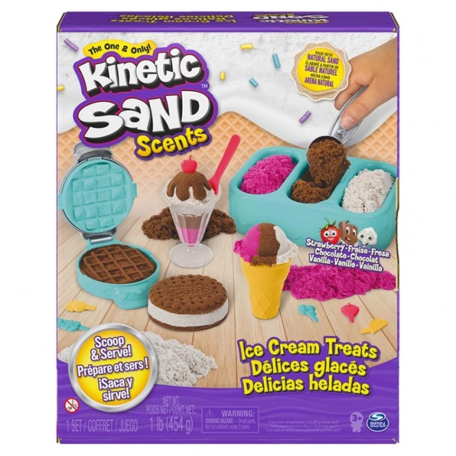 Kinetisk sand velduftende isvafler